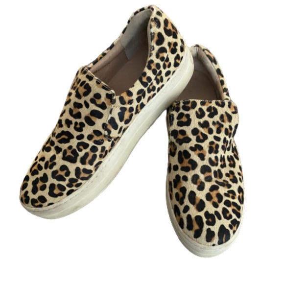 J Slides Shoes - J Slides Leopard Animal Print Slip on Platform Sneakers 10